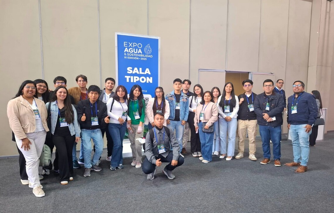 Estudiantes de Ingeniería Ambiental participan en Expo Agua 2025 | UPN