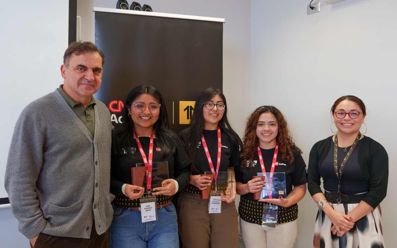Estudiantes ganadoras en Bootcamp CNN 2025