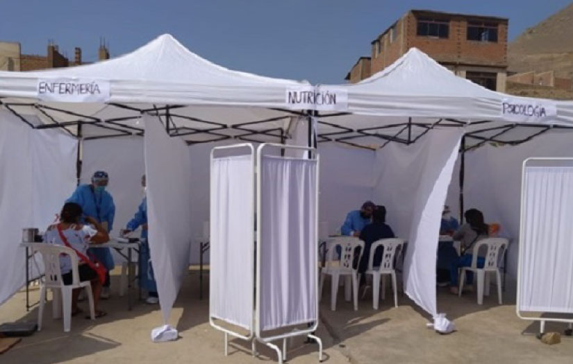 La atención se brinda de lunes a sábado, de 8 de la mañana a 2 de la tarde, en plataformas deportivas, parques, locales comunales y calles del distrito.