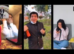 Nuestros estudiantes reciben emocionados el anuncio de que han ganado el primer premio en la categoría “Jóvenes Digitales”